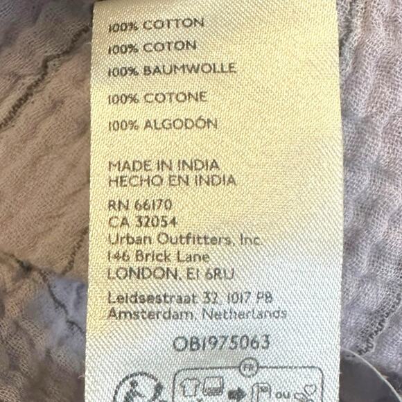 Free People Oversized Bohemian Grunge 90s Fall Cardiff Plaid Top Shirt Size XL - Picture 9 of 10